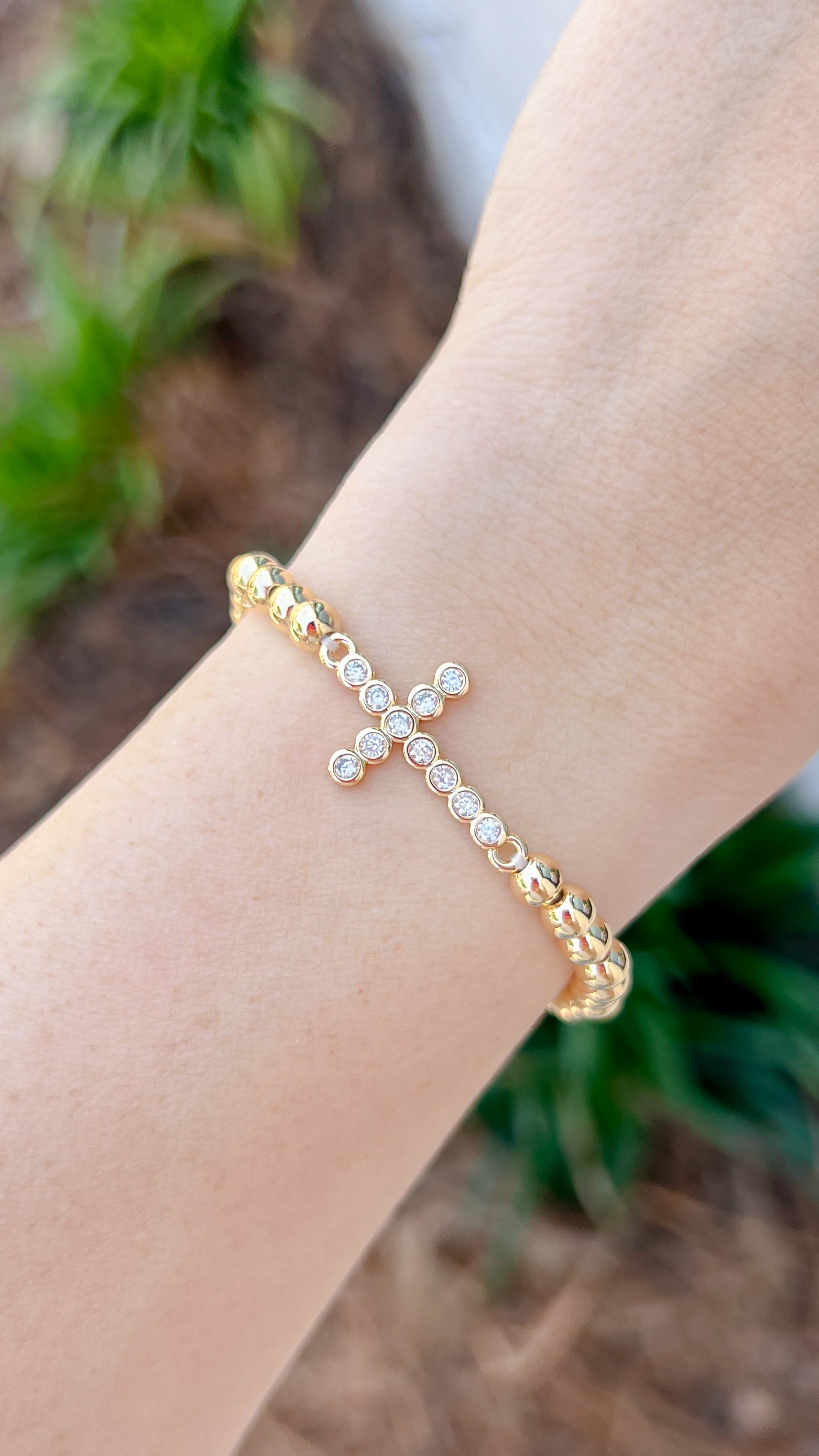 The Time Square Cross Bracelet