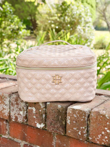 Hampton Train Nude Patent Travel Case