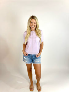 Total Comfort Lilac Top