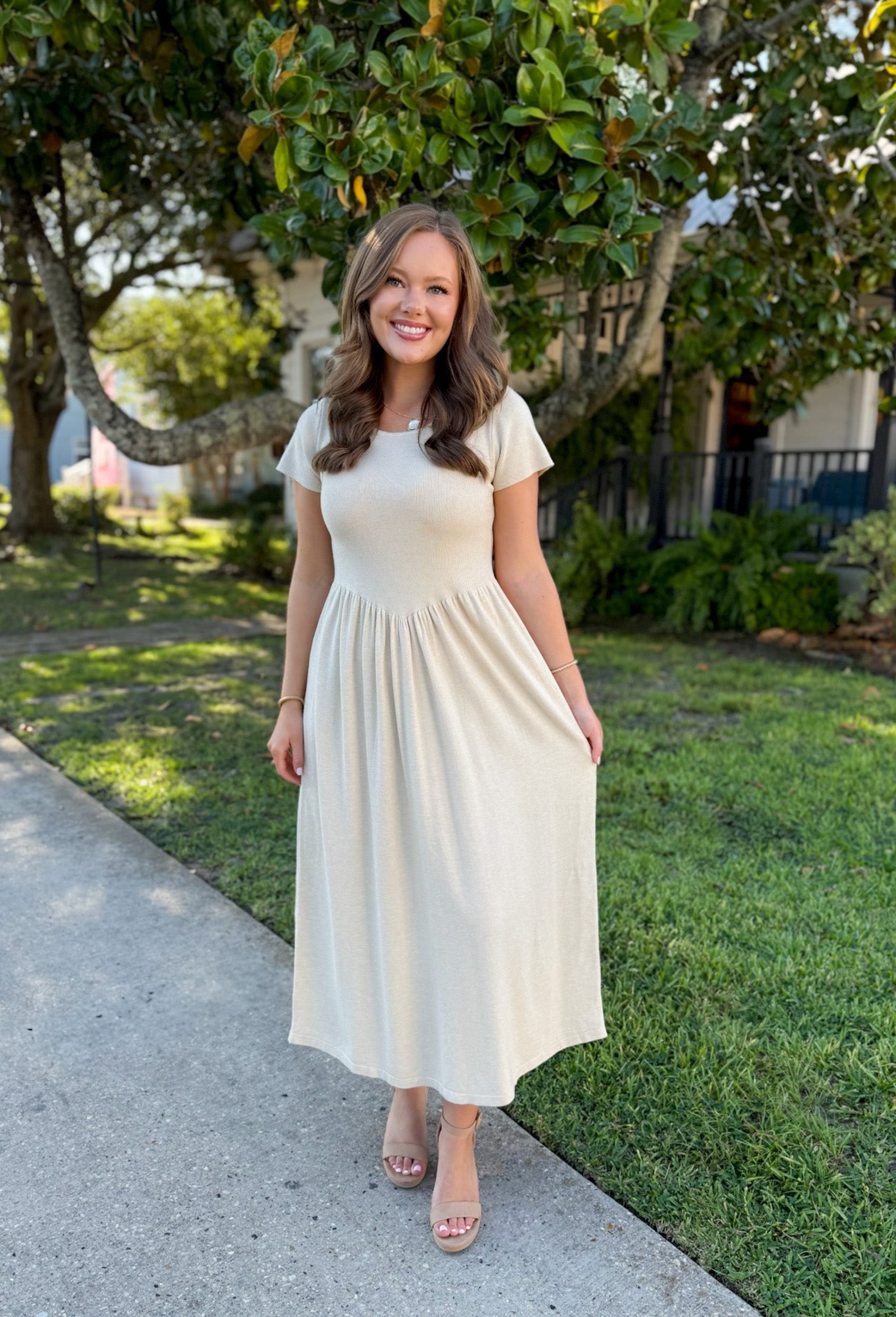 Staple Taupe Maxi Dress