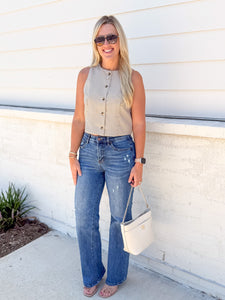 The Next Chapter Taupe Vest